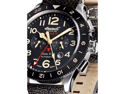 Ingersoll IN3224BK Bison No. 69 GMT Automatik 46mm