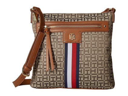 Kabelka Tommy Hilfiger Palmer North South Crossbody hnědá