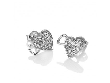 Stříbrné náušnice Hot Diamonds Flora DE607