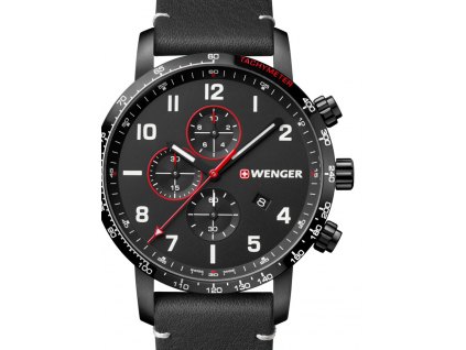Pánské hodinky Wenger 01.1543.106 Attitude Chonograph 44mm 10 ATM