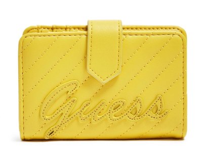 PENĚŽENKA GUESS FELIZ LOGO MINI WALLET ŽLUTÁ