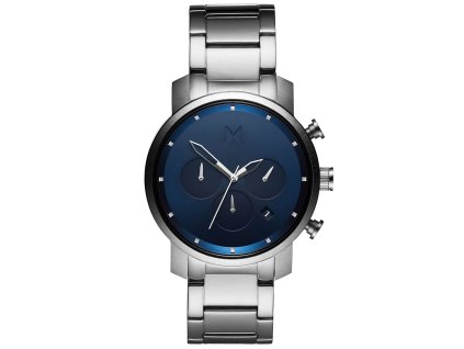 Pánské hodinky MVMT MC02-SBLU Chrono Midnight Silver