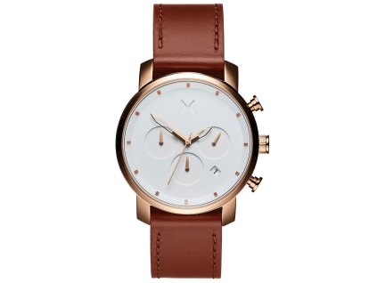 Pánské hodinky MVMT MC02-RGNA Chrono Rose Gold Natural Tan