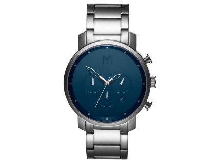 Pánské hodinky MVMT MC01-SBLU Chrono Midnight Silver