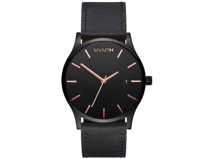Pánské hodinky MVMT MM01-BBRGL Classic Black Rose Leather