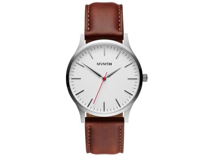 Pánské hodinky MVMT MT01-SNA 40 Series Silver Natural Tan