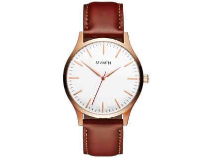 Pánské hodinky MVMT MT01-WBR 40 Series Rose Gold Natural Tan