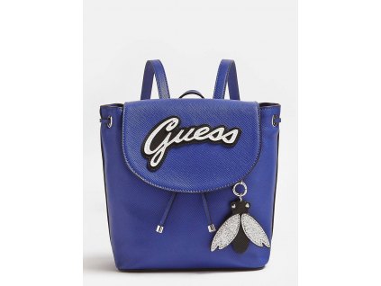 VARSITY POP BACKPACK WITH FLY CHARM modrý