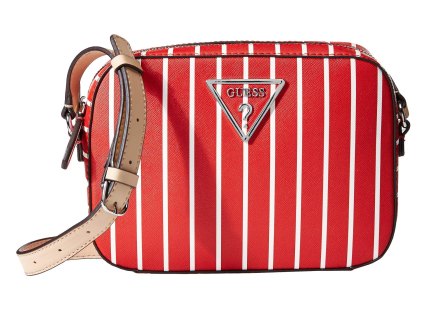 GUESS Kamryn Crossbody Top Zip červená