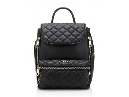 ALANIS MEDIUM QUILTED BACKPACK černý