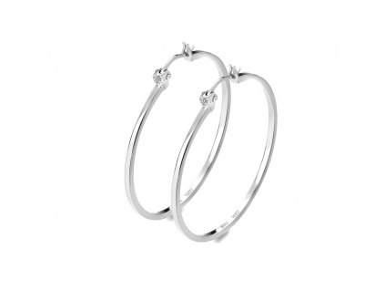 Stříbrné náušnice Hot Diamonds Hoops DE626