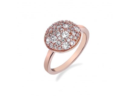 Stříbrný prsten Hot Diamonds Emozioni Bouquet Rose Gold