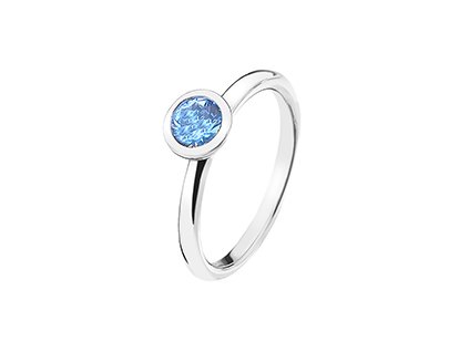 Stříbrný prsten Hot Diamonds Emozioni Scintilla Blue Peace