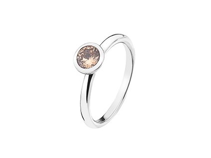 Stříbrný prsten Hot Diamonds Emozioni Scintilla Champagne Loyalty