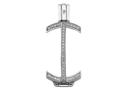 Stříbrný přívěsek Hot Diamonds Emozioni Carezza Coin Keeper EK047-48