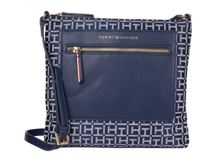 Kabelka Tommy Hilfiger Lea Crossbody modrá