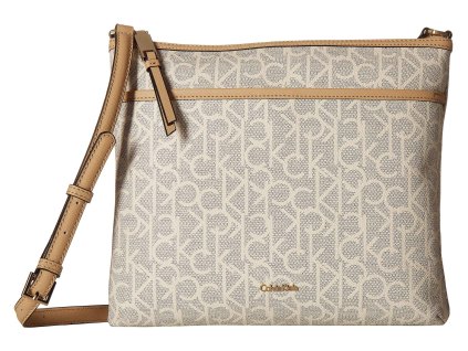 Calvin Klein Lily Key Item Monogram Large Crossbody