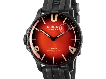 Pánské hodinky U-Boat 8697/B Darkmoon Red IPB Soleil
