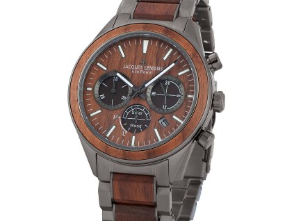 Pánské hodinky Jacques Lemans 1-2115K Eco Power Wood