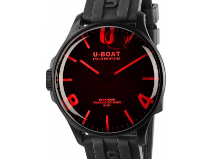 Pánské hodinky U-Boat 8466/B Darkmoon Red IPB