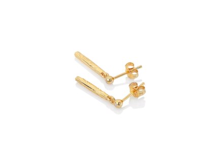 Stříbrné pozlacené náušnice Hot Diamonds x Jac Jossa Hope DE680
