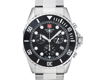 Pánské hodinky Swiss Alpine Military 7053.9137 Chrono 42mm 10ATM
