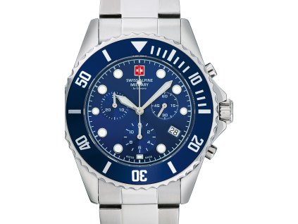 Pánské hodinky Swiss Alpine Military 7053.9135 Chrono 42mm 10ATM