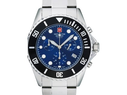 Pánské hodinky Swiss Alpine Military 7053.9138 Chrono 42mm 10ATM