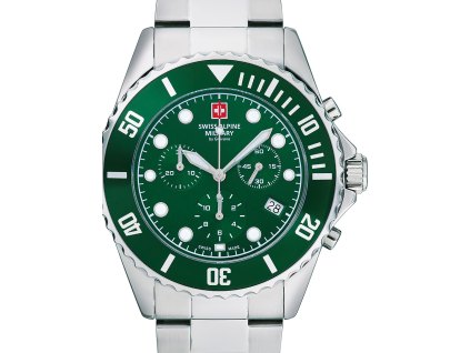 Pánské hodinky Swiss Alpine Military 7053.9134 Chrono 42mm 10ATM