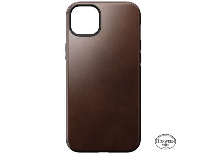 Nomad Modern Leather MagSafe Case, brown - iPhone 14 Plus