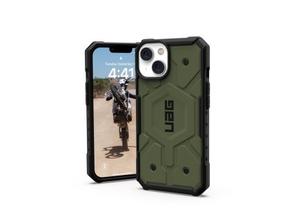 UAG Pathfinder MagSafe, olive - iPhone 14