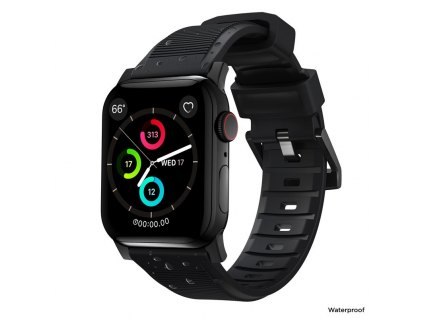 Nomad Rugged Strap, black hardware - Apple Watch Ultra 2/1 49mm 9/8/7 45mm/6/SE/5/4 44mm/3/2/1 42mm