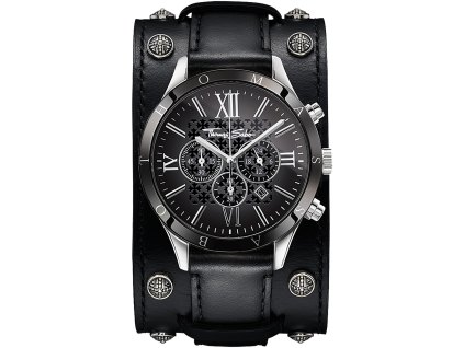 Pánské hodinky Thomas Sabo WA0140-218-203 Rebel Icon Chronograph Mens Watch 43mm 5ATM