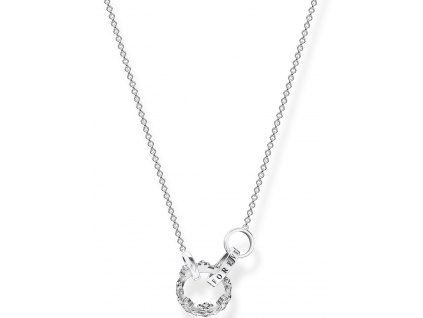 Thomas Sabo KE1987-643-14 Crown Ladies Necklace 45cm, adjustable