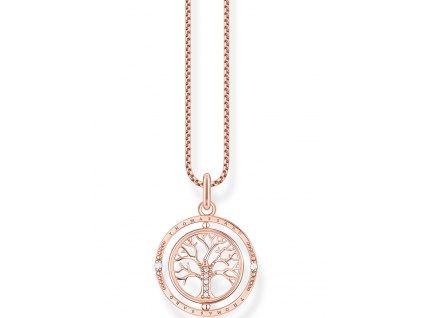 Thomas Sabo KE2148-416-14 Tree of Love Ladies Necklace, adjustable