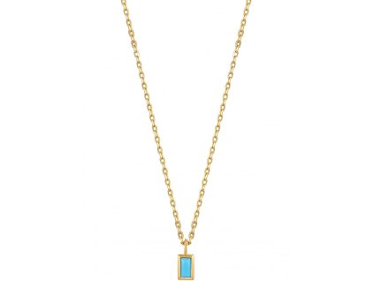 ANIA HAIE N033-01G Into the Blue Ladies Necklace, adjustable