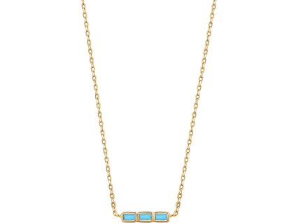 ANIA HAIE N033-02G Into the Blue Ladies Necklace, adjustable