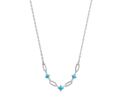 ANIA HAIE N033-03H Into the Blue Ladies Necklace, adjustable