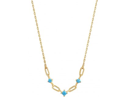 ANIA HAIE N033-03G Into the Blue Ladies Necklace, adjustable