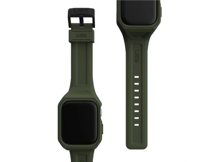 UAG Scout+ Strap & Case, olive - Apple Watch 9/8/7 45mm