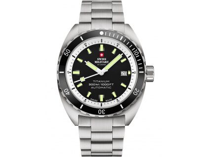 Pánské hodinky Swiss Military SMA34100.02 Diver Titanium