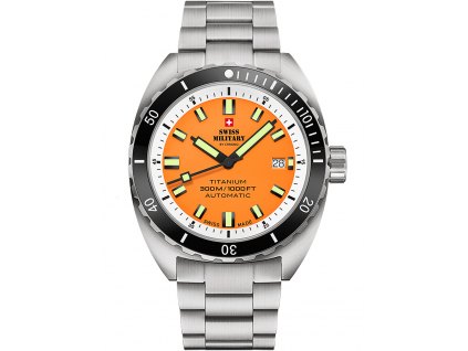 Pánské hodinky Swiss Military SMA34100.04 Diver Titanium