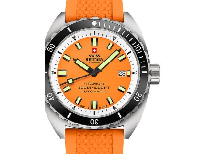 Pánské hodinky Swiss Military SMA34100.10 Diver Titanium