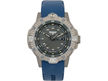 Pánské hodinky Traser H3 110667 Tactical Grey Titan Mens Watch 46mm 20ATM