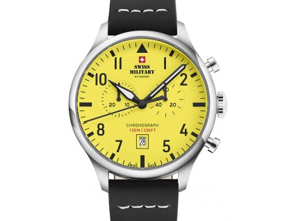 Pánské hodinky Swiss Military SM34098.10 Vintage Chronograph Mens Watch 43mm 10ATM