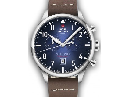 Pánské hodinky Swiss Military SM34098.07 Vintage Chronograph Mens Watch 43mm 10ATM