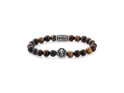 Rebel & Rose Bracelet Who's afraid of the Tiger RR-8L028-S-L+ mens