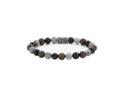 Rebel & Rose Bracelet Mix Brown 925 RR-8S007-S-L+ mens