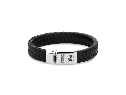 Rebel & Rose Bracelet Braided Flat RR-L0141-S-L+ mens