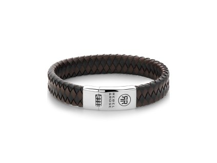 Rebel & Rose Bracelet Braided Flat RR-L0126-S-L+ mens